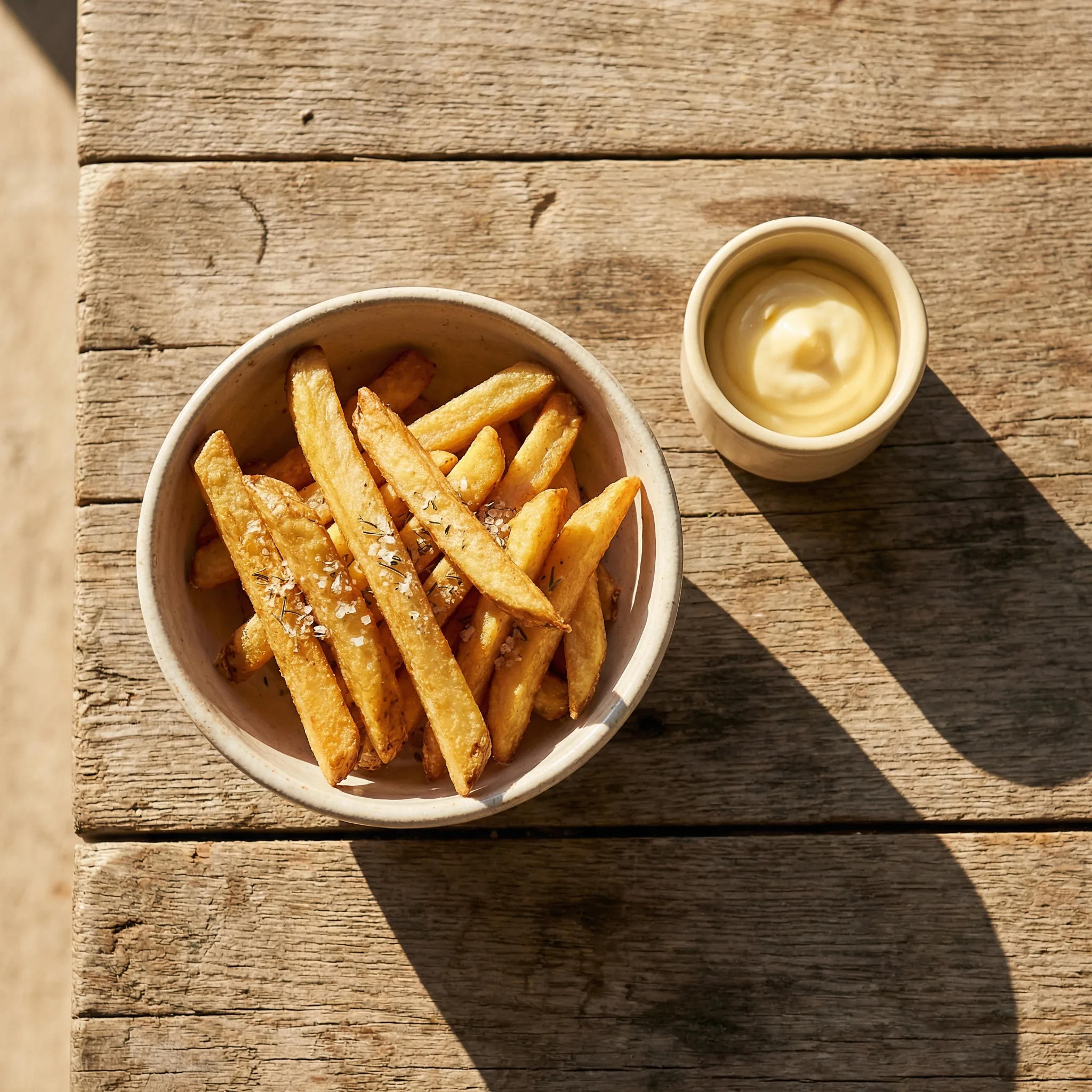 Hand-cut rosemary salt fries